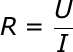 R=U/I欧姆定律公式 R=U/I欧姆定律公式